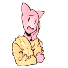 Cat man Sticker sticker #5290640