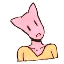 Cat man Sticker sticker #5290642