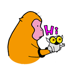 Suitable monkey sticker #5291210