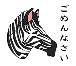 sheep and Zebra sticker #5291298