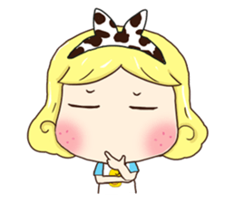 Pretty Lady Emily sticker #5291406