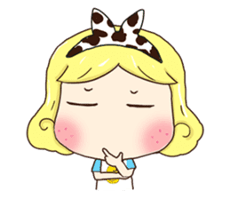 Pretty Lady Emily sticker #5291406