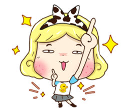 Pretty Lady Emily sticker #5291411