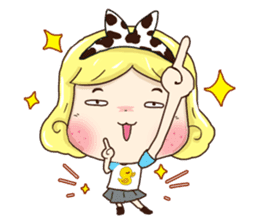 Pretty Lady Emily sticker #5291411