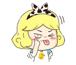 Pretty Lady Emily sticker #5291413