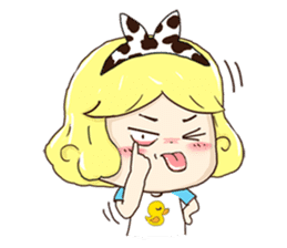 Pretty Lady Emily sticker #5291413