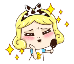 Pretty Lady Emily sticker #5291414