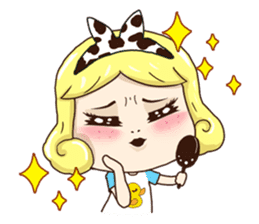 Pretty Lady Emily sticker #5291414