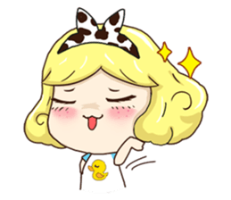 Pretty Lady Emily sticker #5291419