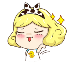 Pretty Lady Emily sticker #5291419