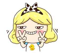 Pretty Lady Emily sticker #5291420