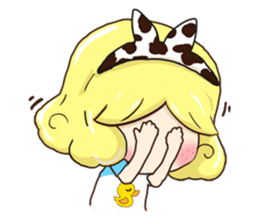 Pretty Lady Emily sticker #5291423