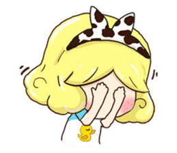 Pretty Lady Emily sticker #5291423