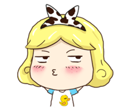 Pretty Lady Emily sticker #5291428