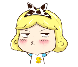 Pretty Lady Emily sticker #5291428