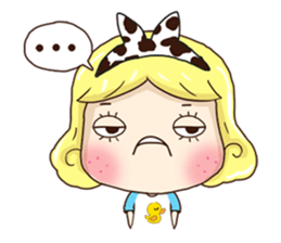 Pretty Lady Emily sticker #5291431