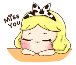 Pretty Lady Emily sticker #5291442