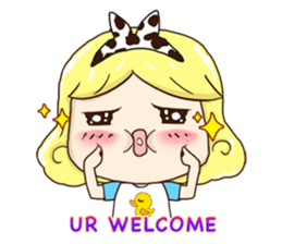 Pretty Lady Emily sticker #5291443