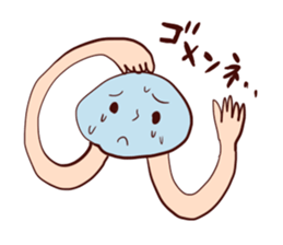 Jellyfish punch sticker #5291928