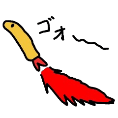 The character of the loose fried shrimp3