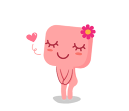 Lamour cute couple love sticker #5292341