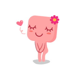 Lamour cute couple love sticker #5292341