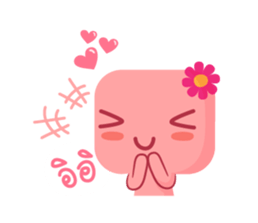 Lamour cute couple love sticker #5292358