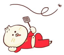 Dumpling cat! sticker #5292726