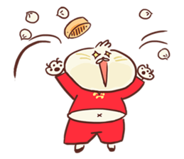 Dumpling cat! sticker #5292732