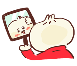 Dumpling cat! sticker #5292738