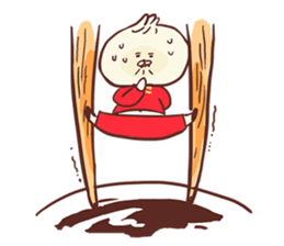 Dumpling cat! sticker #5292742