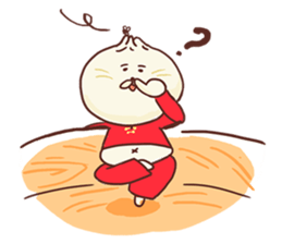Dumpling cat! sticker #5292749