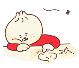 Dumpling cat! sticker #5292752