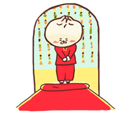 Dumpling cat! sticker #5292753