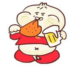 Dumpling cat! sticker #5292757