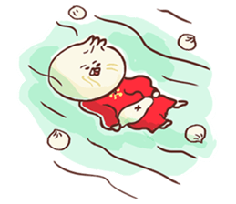 Dumpling cat! sticker #5292762