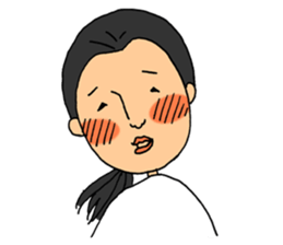 Careless woman sticker #5292796