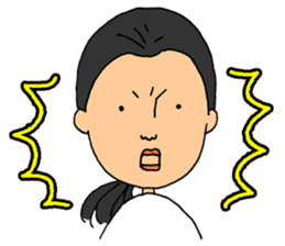 Careless woman sticker #5292798