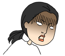 Careless woman sticker #5292799