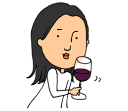 Careless woman sticker #5292802