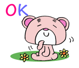 bear supports romance! sticker #5293320