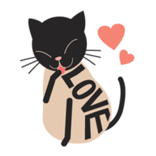 Character cat sticker #5293397