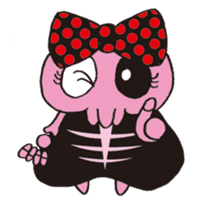 Skull Gal sticker #5294154