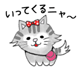 FUWARI of the soft and fluffy cat. sticker #5294685