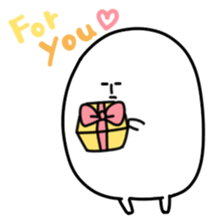 Surreal white people sticker #5295045