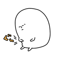 Surreal white people sticker #5295052