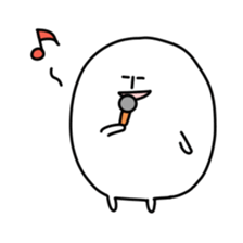 Surreal white people sticker #5295053