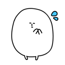 Surreal white people sticker #5295057