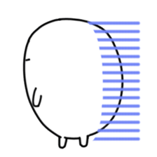 Surreal white people sticker #5295060