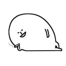 Surreal white people sticker #5295062